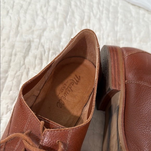 Madewell Brown Leather Flats - Picture 3 of 3
